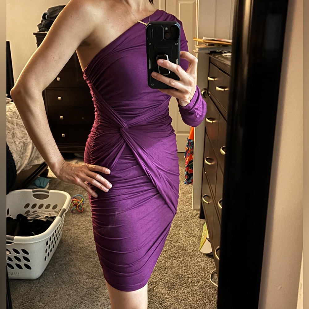 Tart One-Shoulder Purple Dress